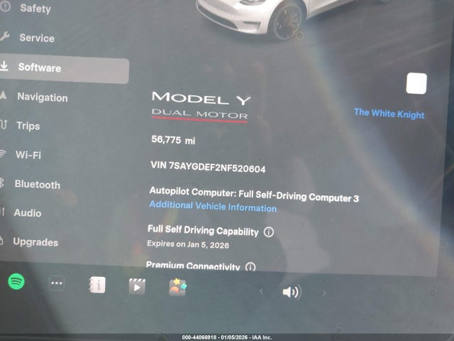 2022 TESLA MODEL Y 7SAYGDEF2NF520604 Photo 6