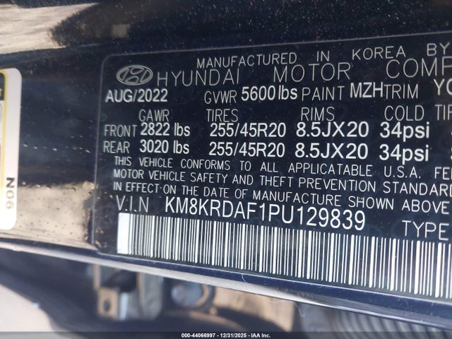 Hyundai Ioniq 5 Limited 2023 KM8KRDAF1PU129839 Image 9