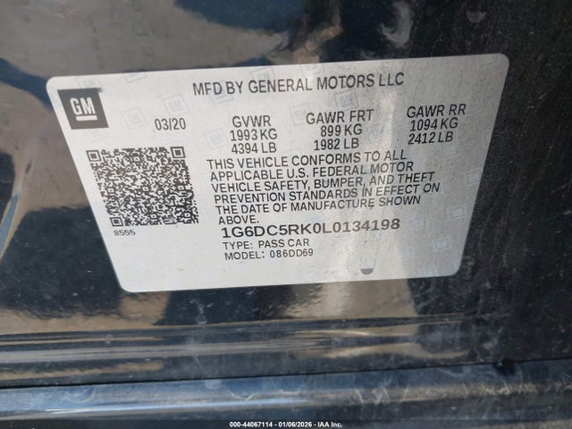 2020 CADILLAC CT4 1G6DC5RK0L0134198 Photo 8