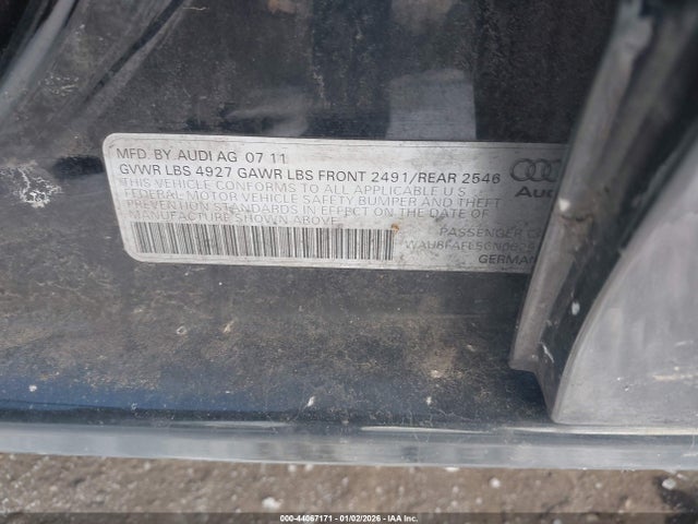 2012 AUDI A4 WAUBFAFL5CN002992 Photo 8