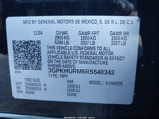 2024 HONDA PROLOGUE 3GPKHURM6RS540343 Photo 8