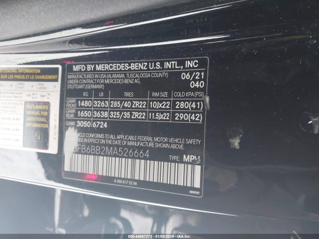 2021 MERCEDES-BENZ AMG GLE 53 4JGFB6BB2MA526664 Photo 8