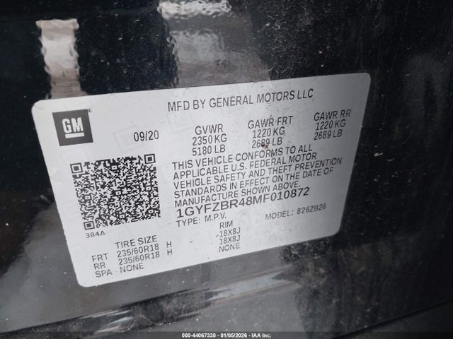 2021 CADILLAC XT4 1GYFZBR48MF010872 Photo 8