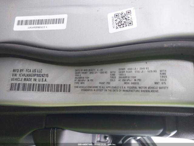 2023 JEEP GRAND CHEROKEE L 1C4RJKAG9P8824215 Photo 8