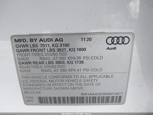 2021 AUDI E-TRON WA1AAAGE5MB014411 Photo 8