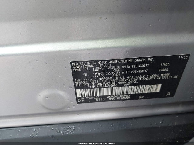 Toyota Rav4 Xle 2021 2T3P1RFV5MC246676 Image 9