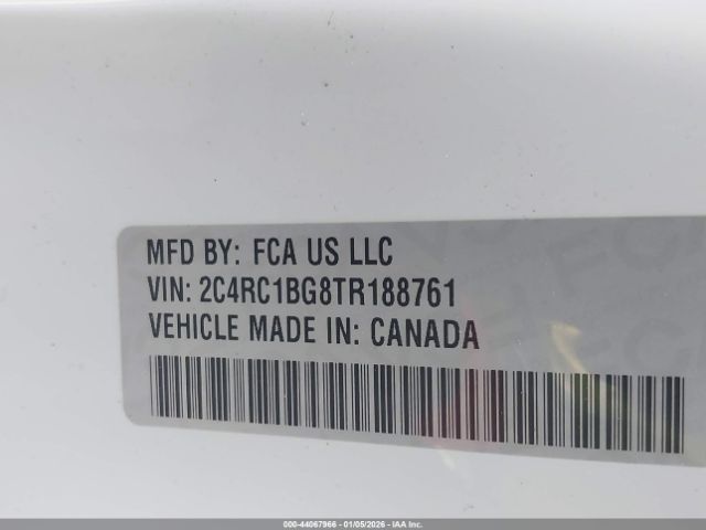 2026 CHRYSLER PACIFICA 2C4RC1BG8TR188761 Photo 8