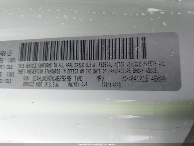 1C4HJXDN7KW629298 Jeep Wrangler Unlimited Sport S 4x4