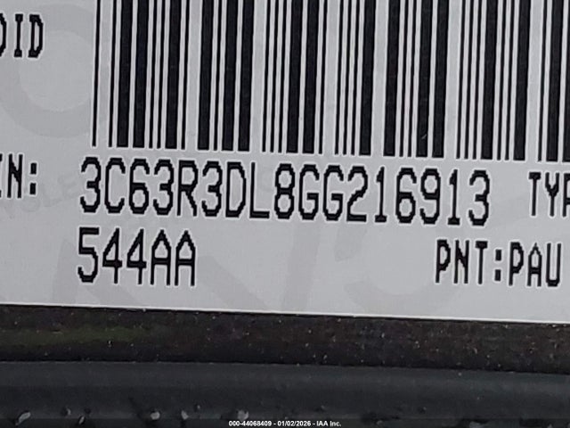 3C63R3DL8GG216913 RAM 3500 Slt