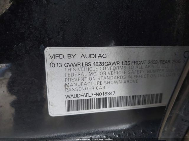 2014 AUDI A4 WAUDFAFL7EN018347 Photo 8