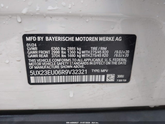2024 BMW X5 5UX23EU06R9V32321 Photo 8