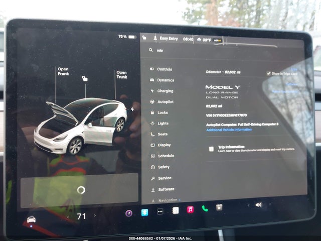 2021 TESLA MODEL Y 5YJYGDEE5MF077870 Photo 6