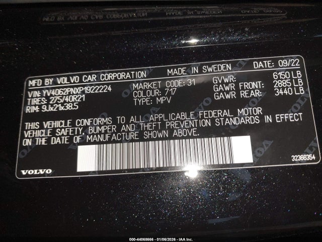 2023 VOLVO XC90 YV4062PNXP1922224 Photo 8