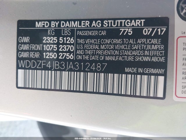 Mercedes-Benz E 300 2018 WDDZF4JB3JA312487 Image 9