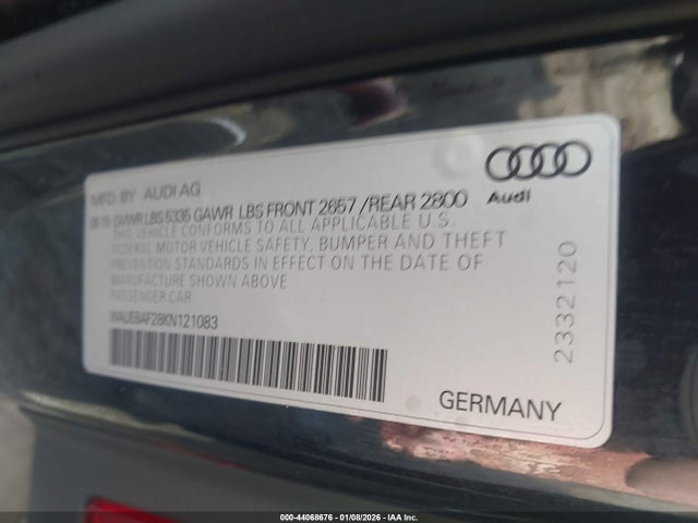 2019 AUDI A6 WAUE8AF28KN121083 Photo 8
