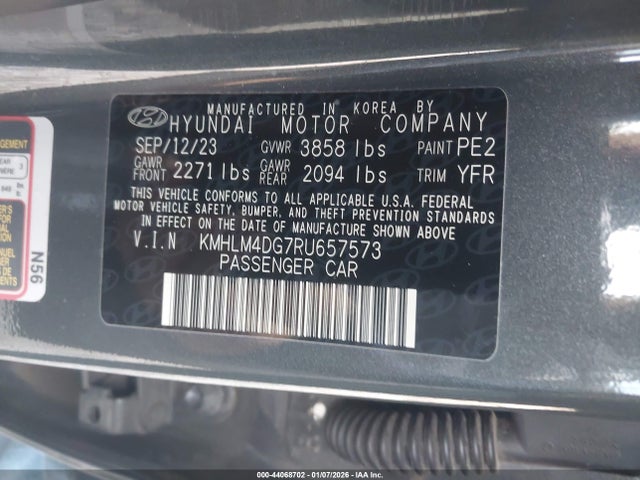 Hyundai ELANTRA SEL 2024 KMHLM4DG7RU657573 Image 9