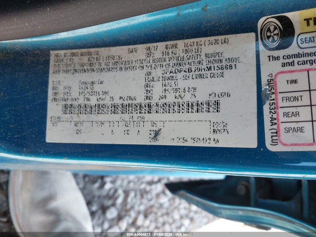 3FADP4BJ0HM158881 Ford FIESTA SE