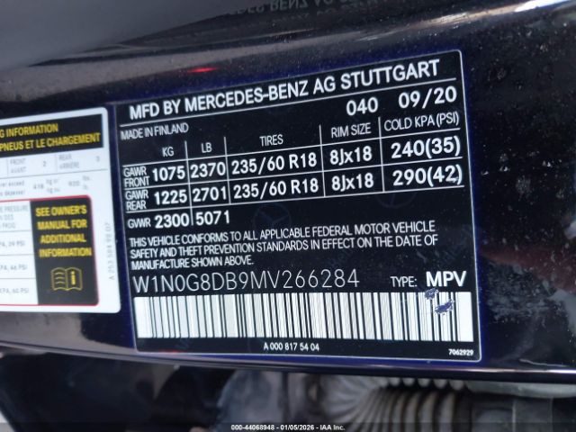 2021 MERCEDES-BENZ GLC 300 W1N0G8DB9MV266284 Photo 8
