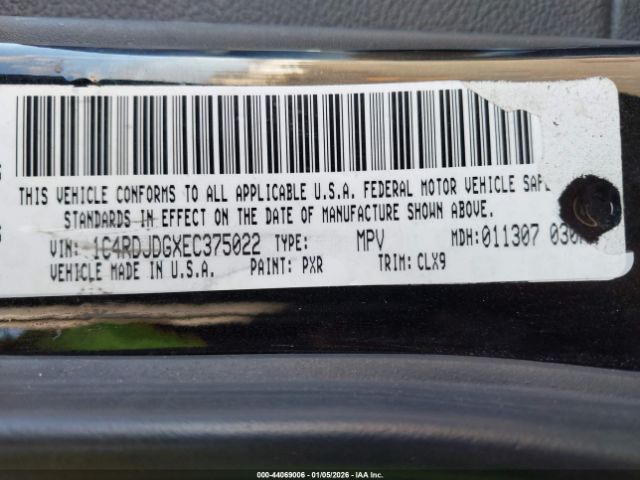 2014 DODGE DURANGO 1C4RDJDGXEC375022 Photo 8