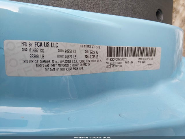 2017 FIAT 500 3C3CFFCR4HT530273 Photo 8