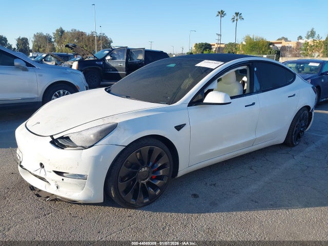44069309 :رقم المزاد ، 5YJ3E1EC9MF020312 vin ، 2021 Tesla Model 3 Performance Dual Motor All-wheel Drive مزاد بيع