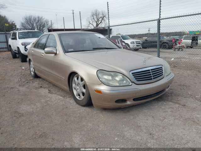 2001 MERCEDES-BENZ S 500 WDBNG75JX1A179041