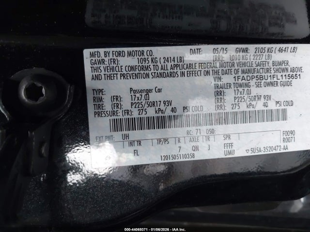 Ford C-max Hybrid Sel 2015 1FADP5BU1FL115651 Image 9