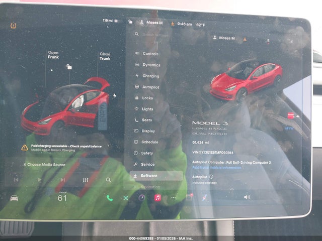 2021 TESLA MODEL 3 5YJ3E1EB1MF093164 Photo 6