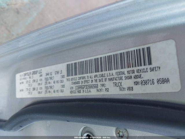 2013 RAM 1500 1C6RR6GP3DS602668 Photo 8