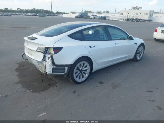 2022 TESLA MODEL 3 5YJ3E1EAXNF318139 Photo 3