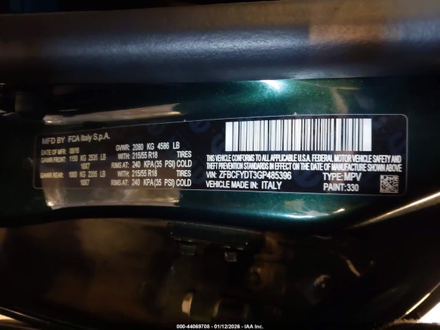 2016 FIAT 500X ZFBCFYDT3GP485396 Photo 8