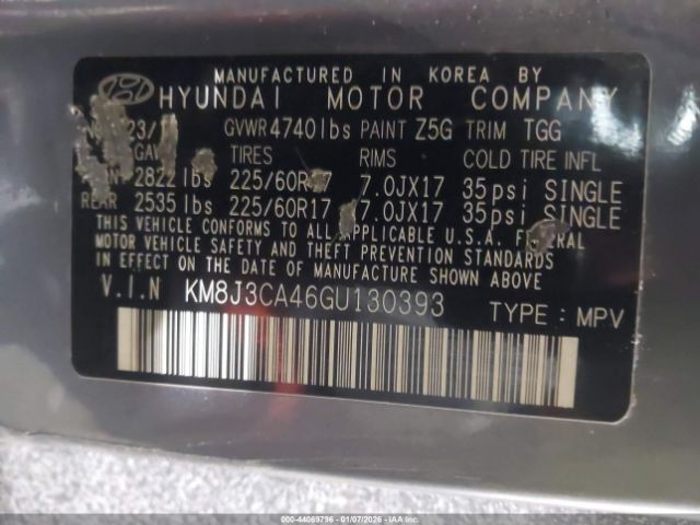 2016 HYUNDAI TUCSON KM8J3CA46GU130393 Photo 8
