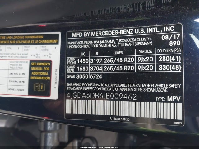 2018 MERCEDES-BENZ GLE 550E PLUG-IN HYBRID 4JGDA6DB6JB009462 Photo 8