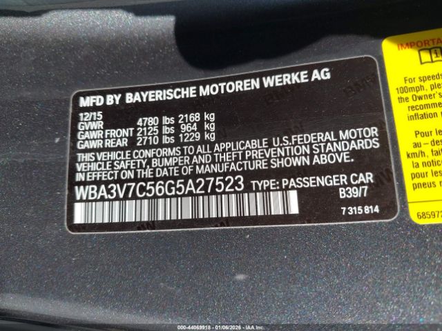 2016 BMW 428I WBA3V7C56G5A27523 Photo 8