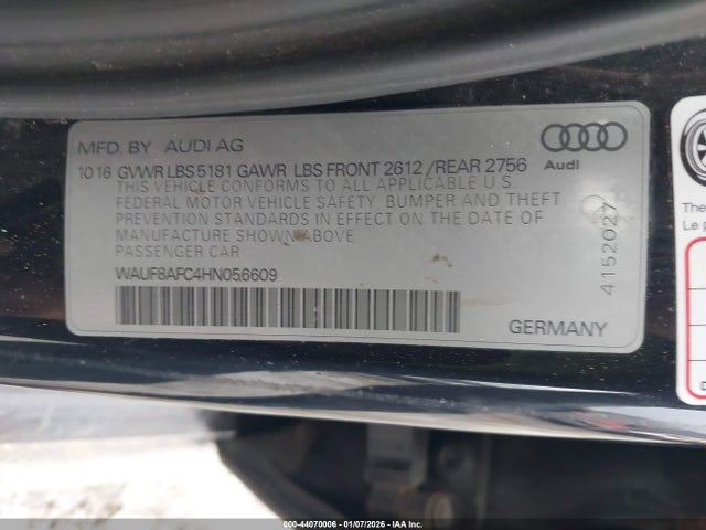 2017 AUDI A6 WAUF8AFC4HN056609 Photo 8