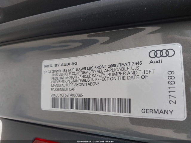 2023 AUDI S5 SPORTBACK WAUC4CF59PA068885 Photo 8