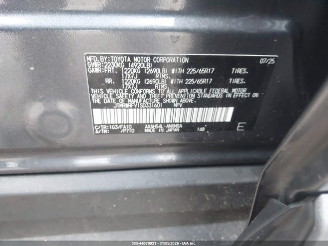 JTMRWRFV1SD331601 Toyota Rav4 Hybrid Xle