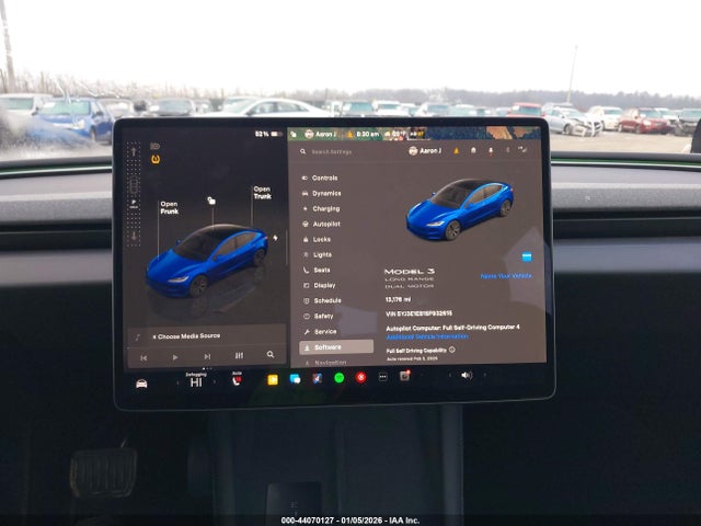 Aukcja sprzedaży 2025 Tesla Model 3 Long Range All-wheel Drive, vin: 5YJ3E1EB1SF932615, numer aukcji: 44070127