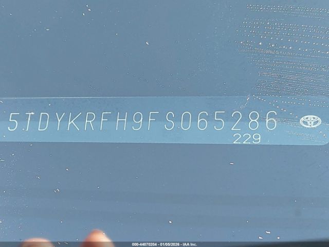 2015 TOYOTA HIGHLANDER 5TDYKRFH9FS065286 Photo 8