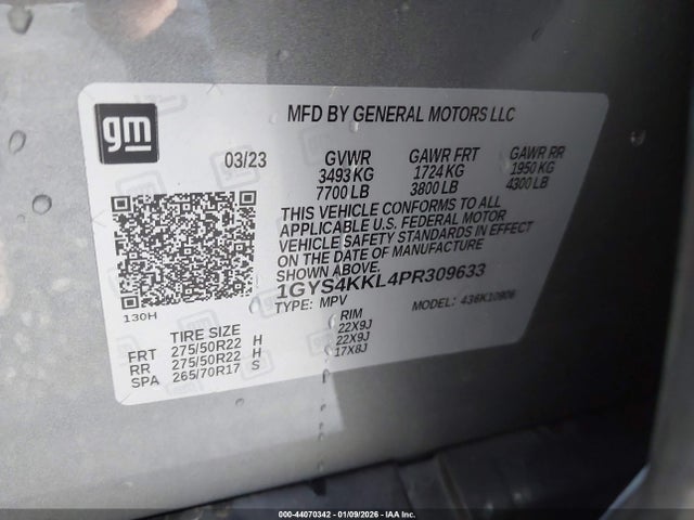 2023 CADILLAC ESCALADE ESV 1GYS4KKL4PR309633 Photo 8