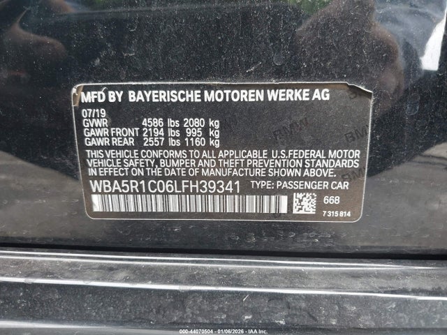 2020 BMW 330I WBA5R1C06LFH39341 Photo 8