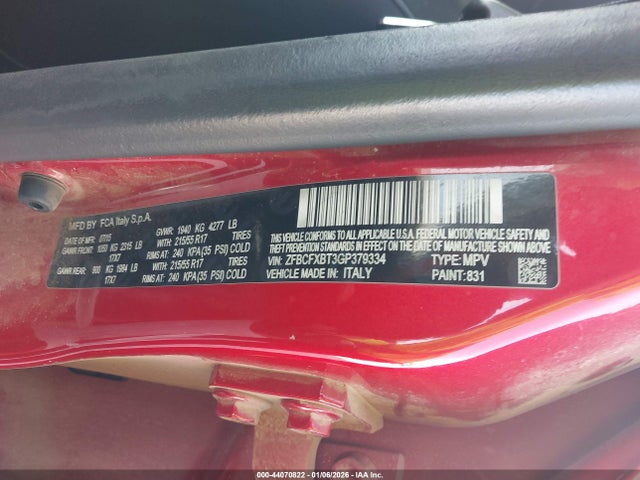 2016 FIAT 500X ZFBCFXBT3GP379334 Photo 8