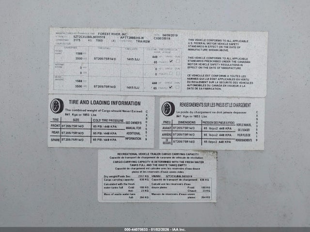 Coachmen Apex 2020 5ZT2CXUB0LS035519 Image 9