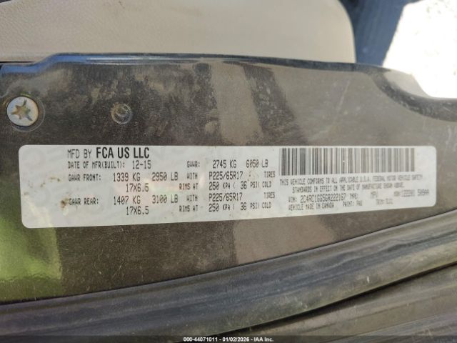 2016 CHRYSLER TOWN & COUNTRY 2C4RC1GG5GR222167 Photo 8