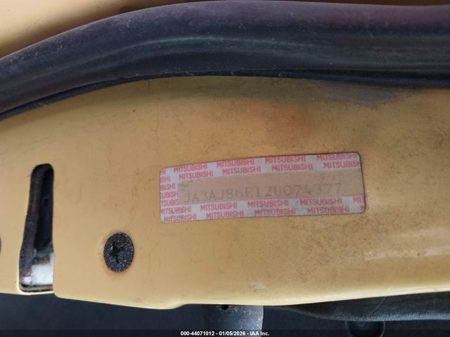 2002 MITSUBISHI LANCER JA3AJ86E12U074377 Photo 8