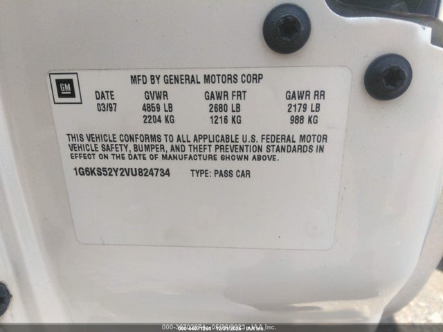 1997 CADILLAC SEVILLE 1G6KS52Y2VU824734 Photo 8