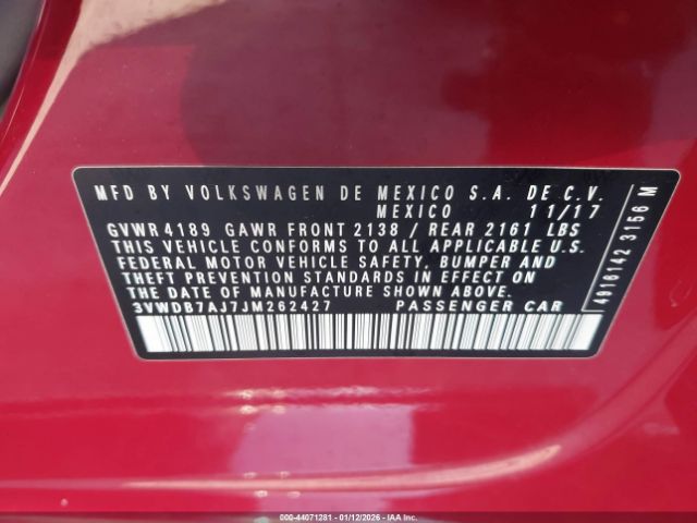 2018 VOLKSWAGEN JETTA 3VWDB7AJ7JM262427 Photo 8