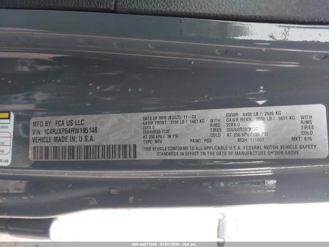 2024 JEEP WRANGLER 4XE 1C4RJXP64RW195148 Photo 8