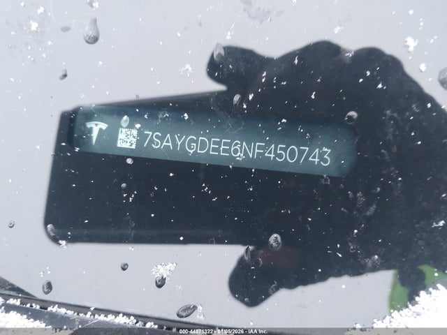 2022 TESLA MODEL Y 7SAYGDEE6NF450743 Photo 8