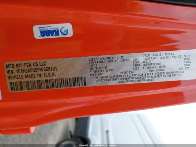 2023 JEEP WRANGLER 1C4HJXEG5PW658791 Photo 8